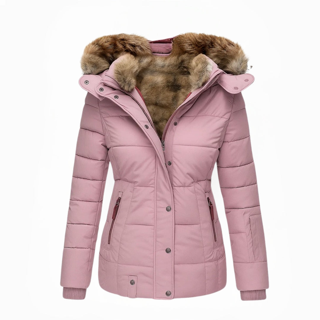 Women’s Hooded Insulated Quilted Winter Coat