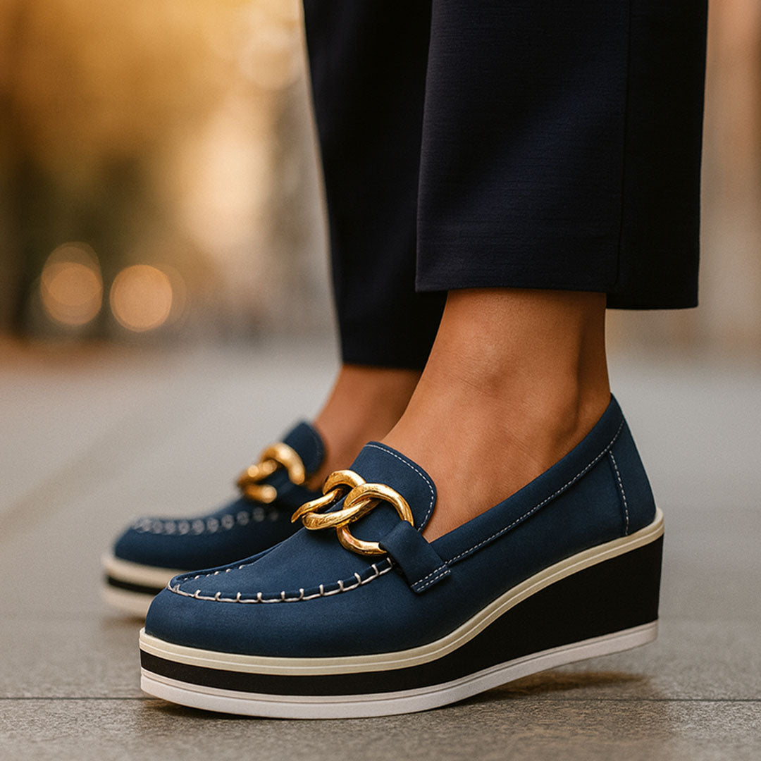 Relia | Chain Comfort Platform Loafer