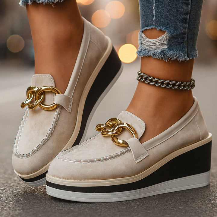 Relia | Chain Comfort Platform Loafer