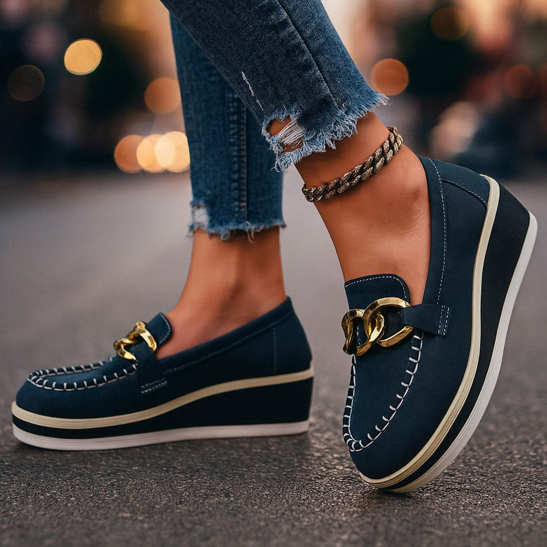 Relia | Chain Comfort Platform Loafer