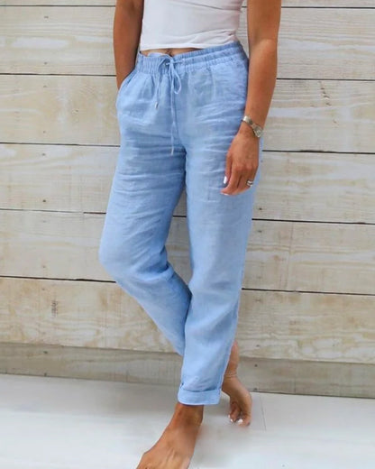 Rachel | Drawstring Wide-Leg Pants for Women | Casual Comfort