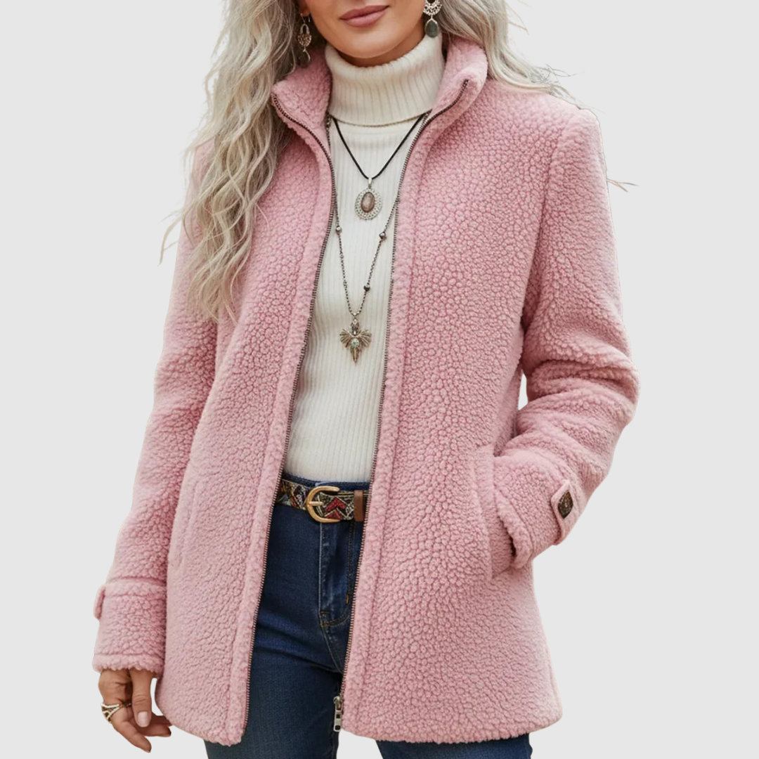 Colette™ | Soft &amp; Elegant Zip-Up Jacket