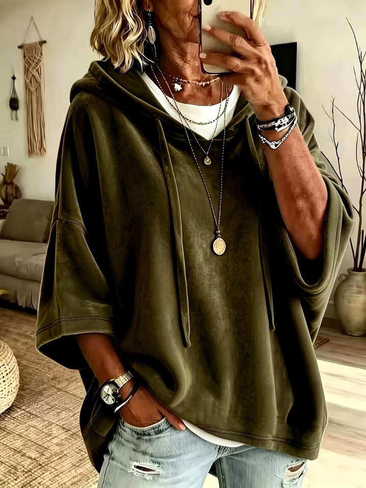 Noemi | Luxe Velour Oversized Hoodie