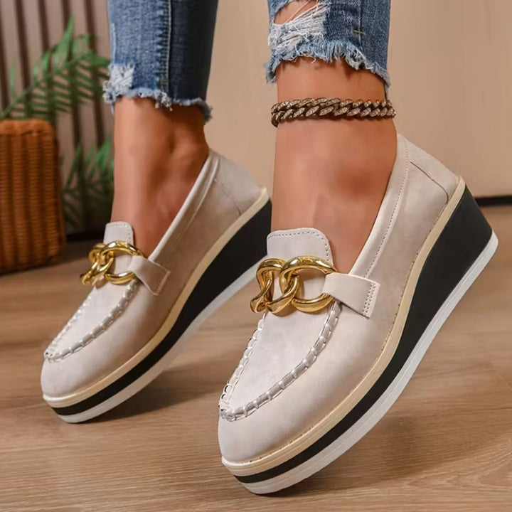 Relia | Chain Comfort Platform Loafer