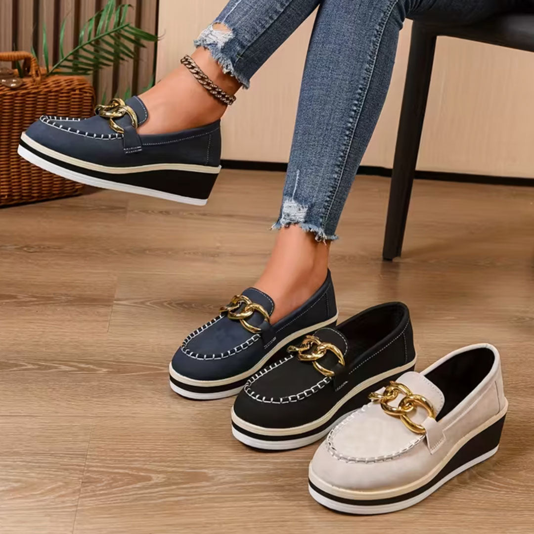 Relia | Chain Comfort Platform Loafer