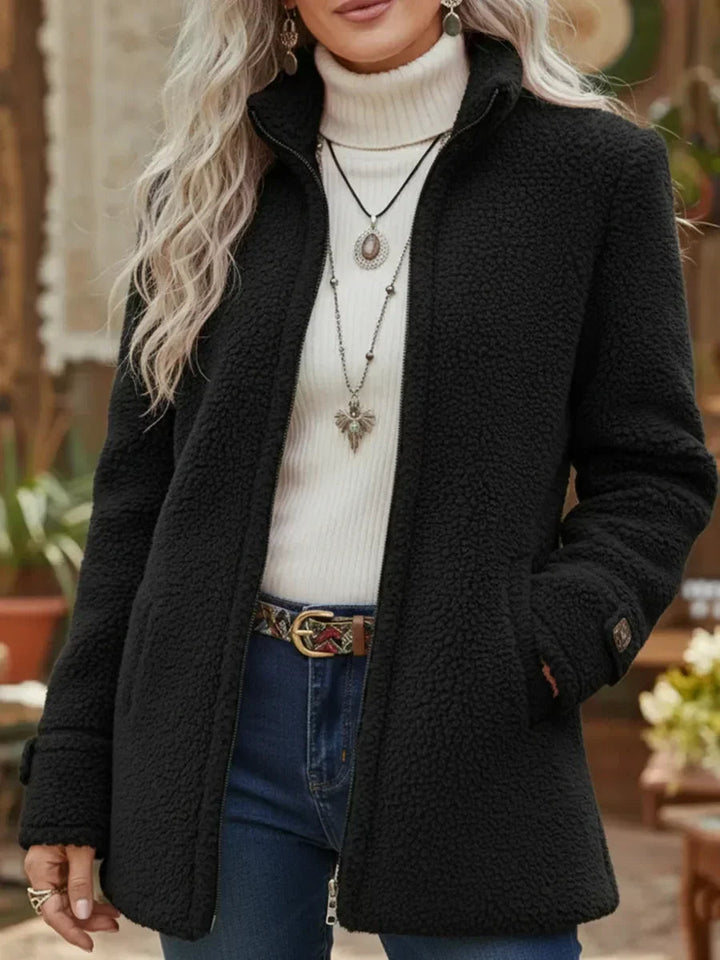 Colette™ | Soft &amp; Elegant Zip-Up Jacket