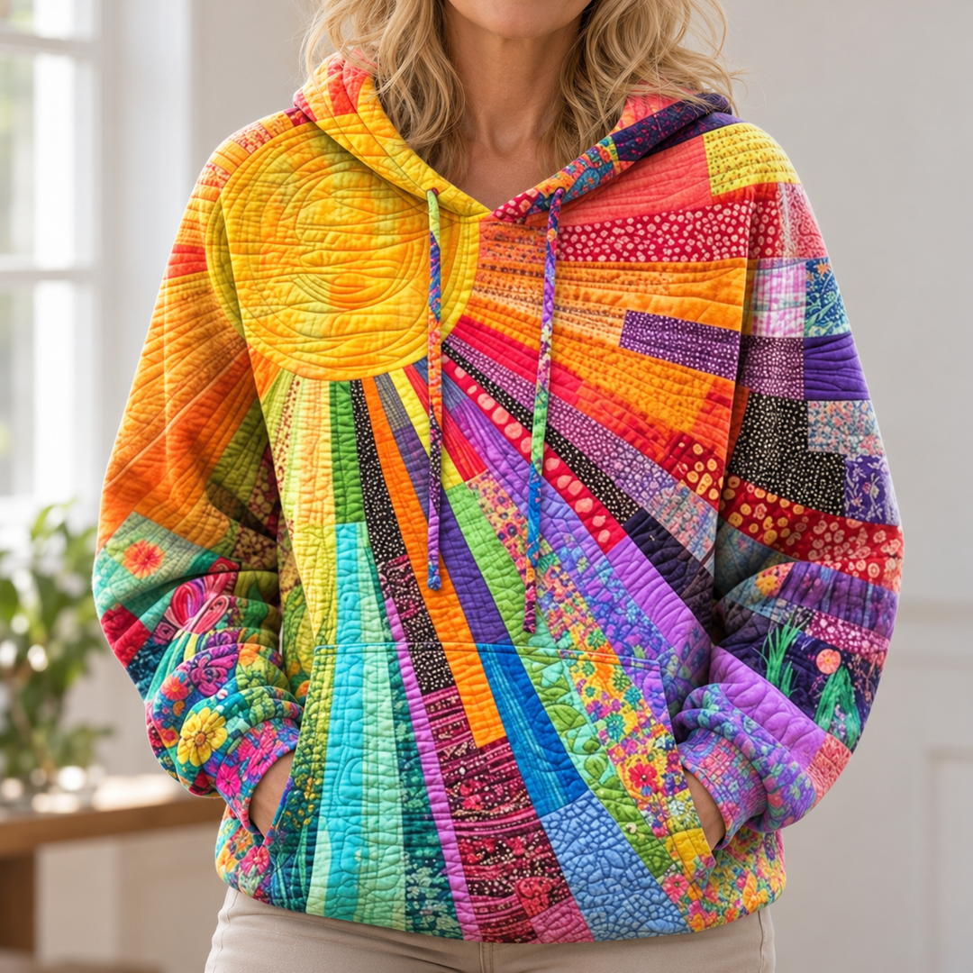 Amanda | Wildflower Quilted Hoodie