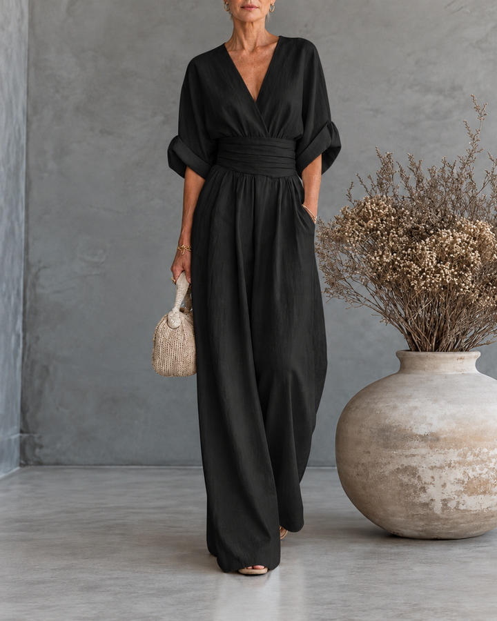 Georgina™ | Elegant Jumpsuit with V Neck