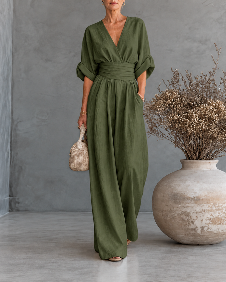 Georgina™ | Elegant Jumpsuit with V Neck