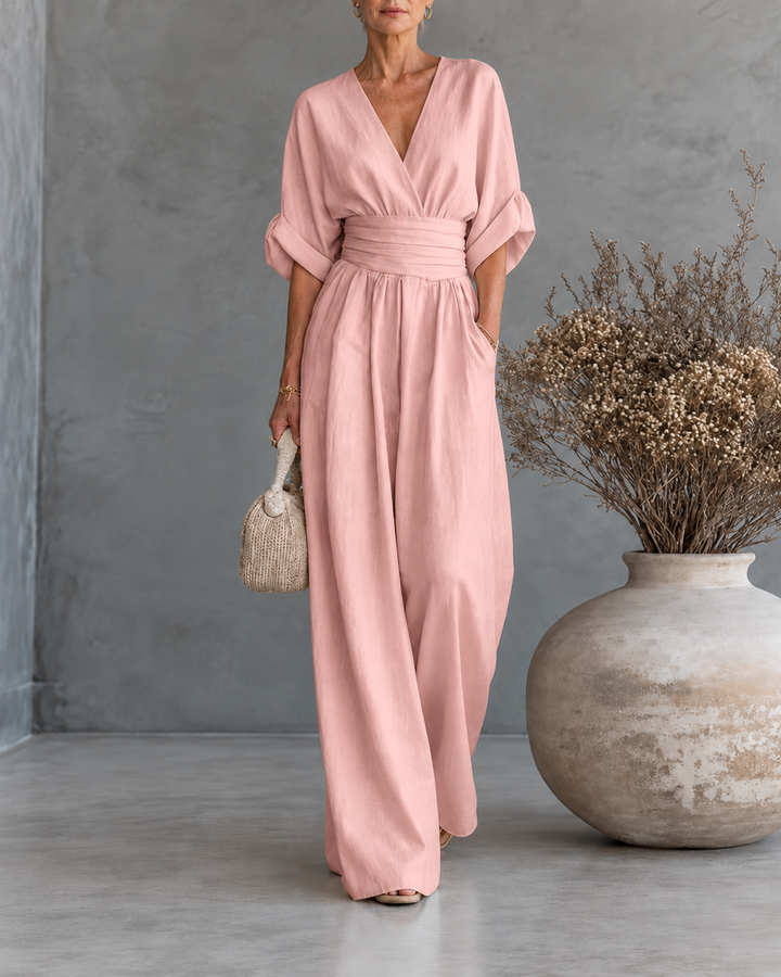 Georgina™ | Elegant Jumpsuit with V Neck