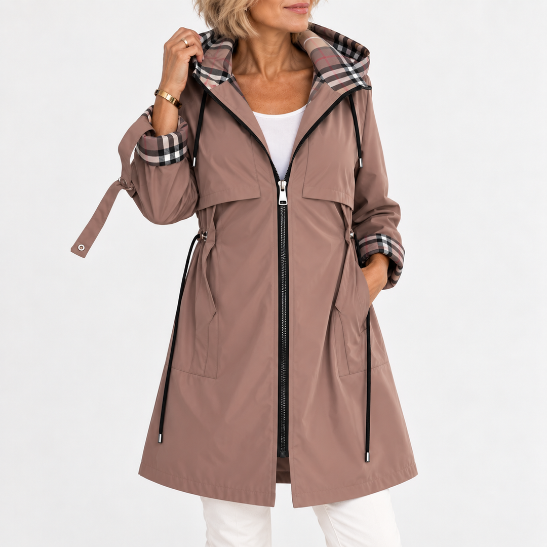 Adalina | Waterproof Zip-Up Coat