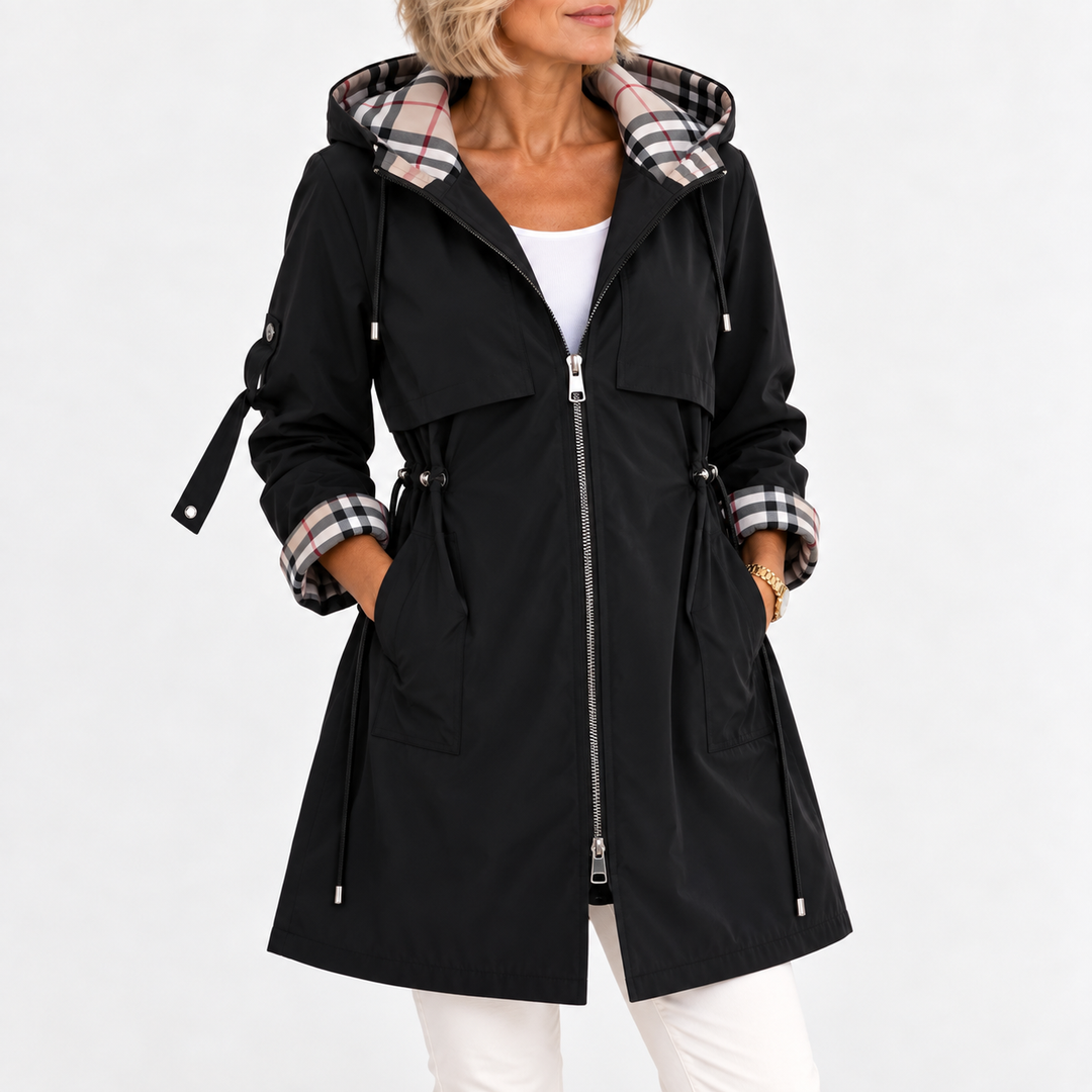 Adalina | Waterproof Zip-Up Coat