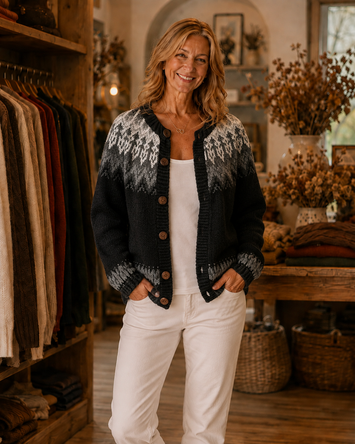 Phyllis | Vintage Knit Cardigan