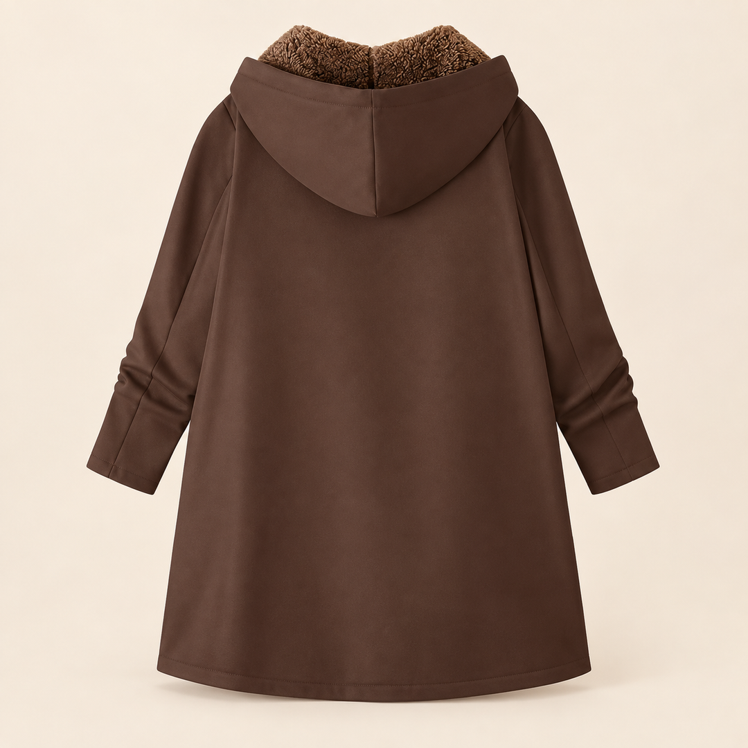 Evelyn™ | Cozy Lined Hooded Coat