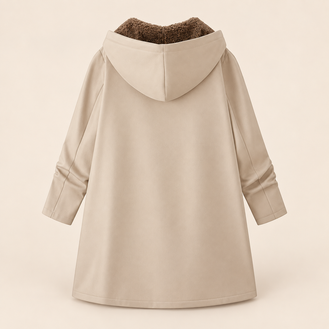 Evelyn™ | Cozy Lined Hooded Coat