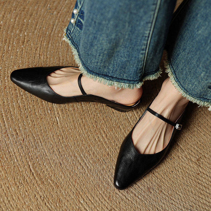 Orella Genuine Leather Mules