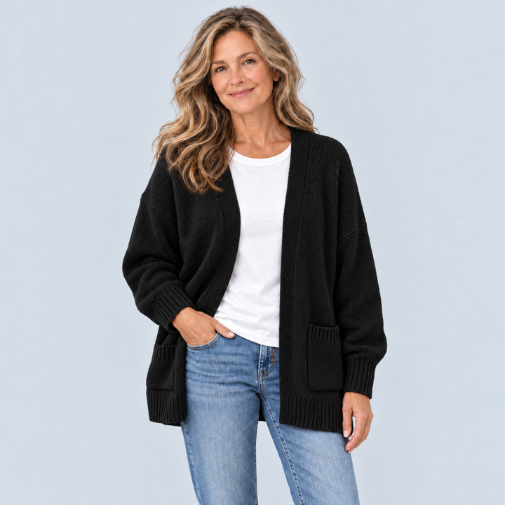 Juliet | Relaxed Open-Front Cardigan