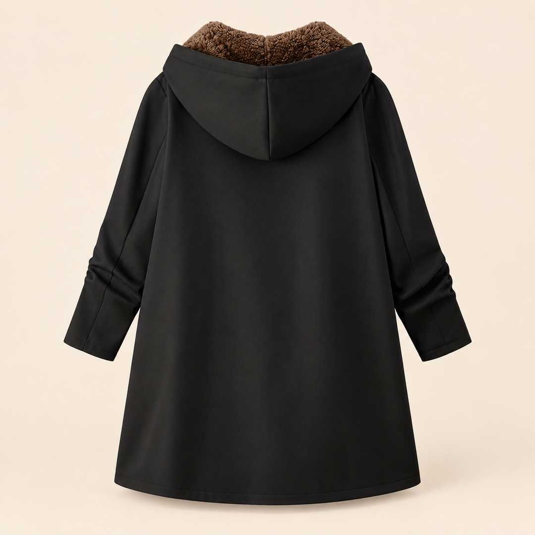Evelyn™ | Cozy Lined Hooded Coat