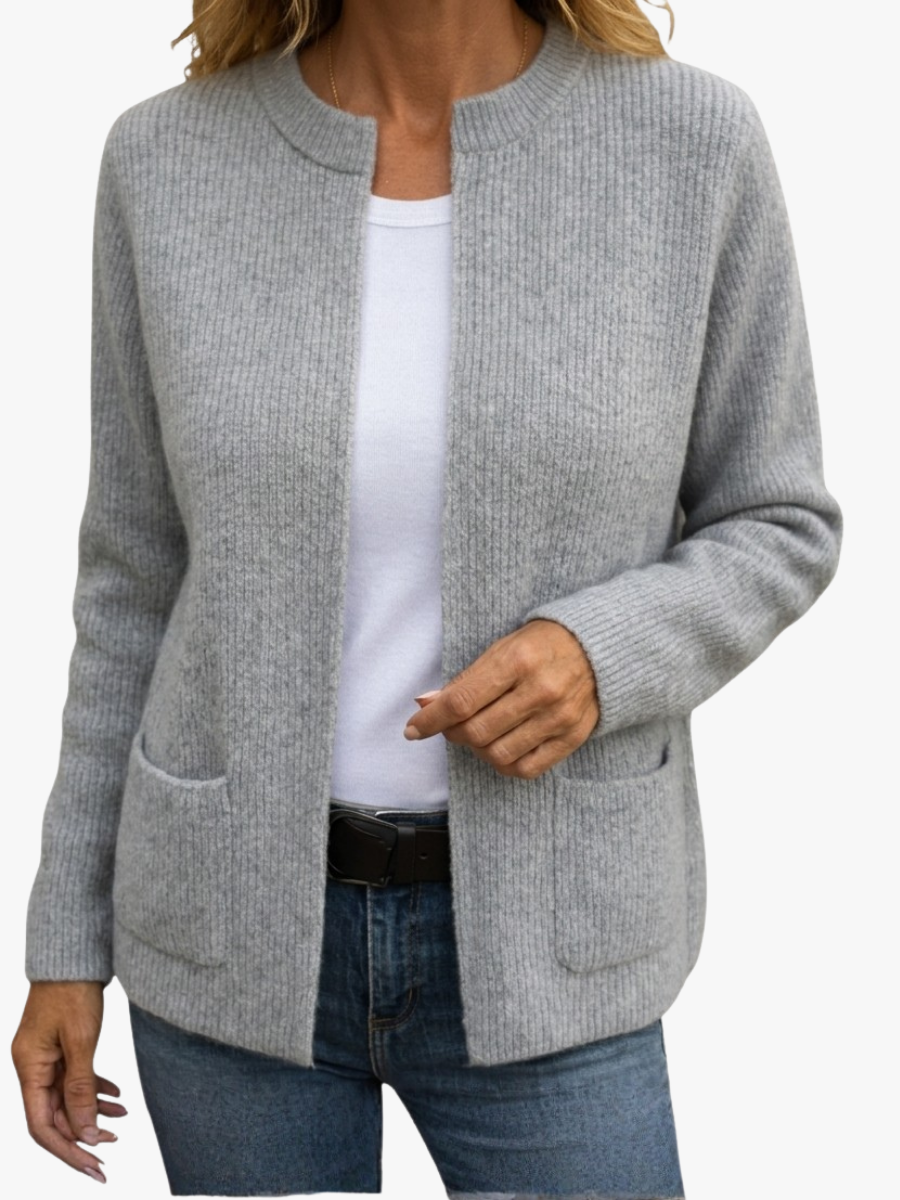 Camille | Warm Knit Cardigan with Pockets