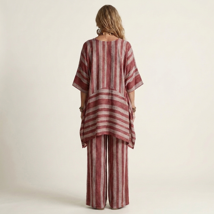 Kiara | Striped Set