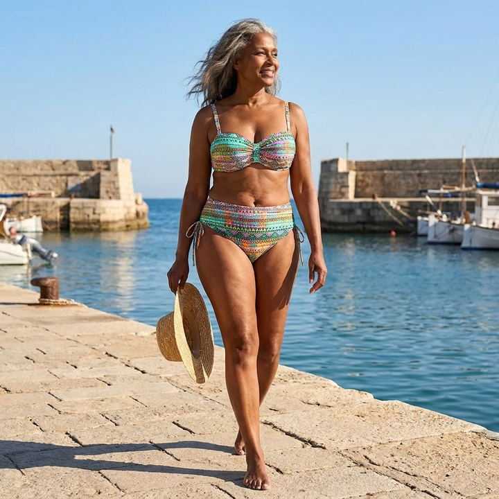 Jada | Sexy Ethnic Print Bikini Set