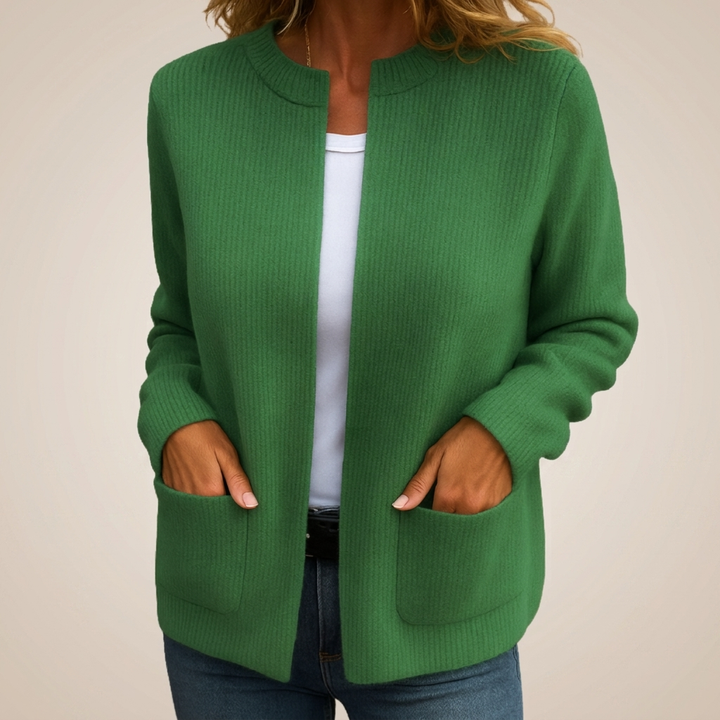 Camille | Warm Knit Cardigan with Pockets