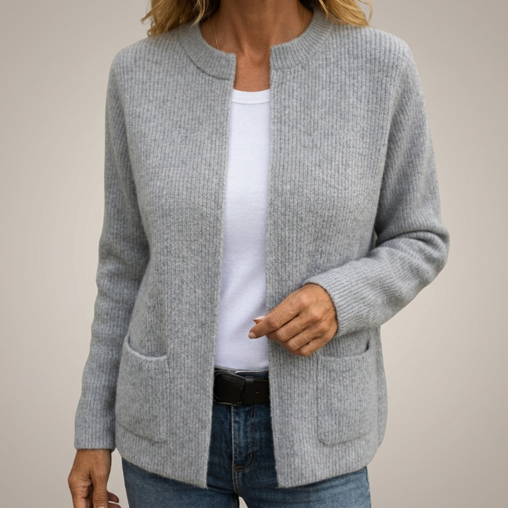 Camille | Warm Knit Cardigan with Pockets