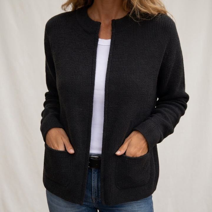 Camille | Warm Knit Cardigan with Pockets