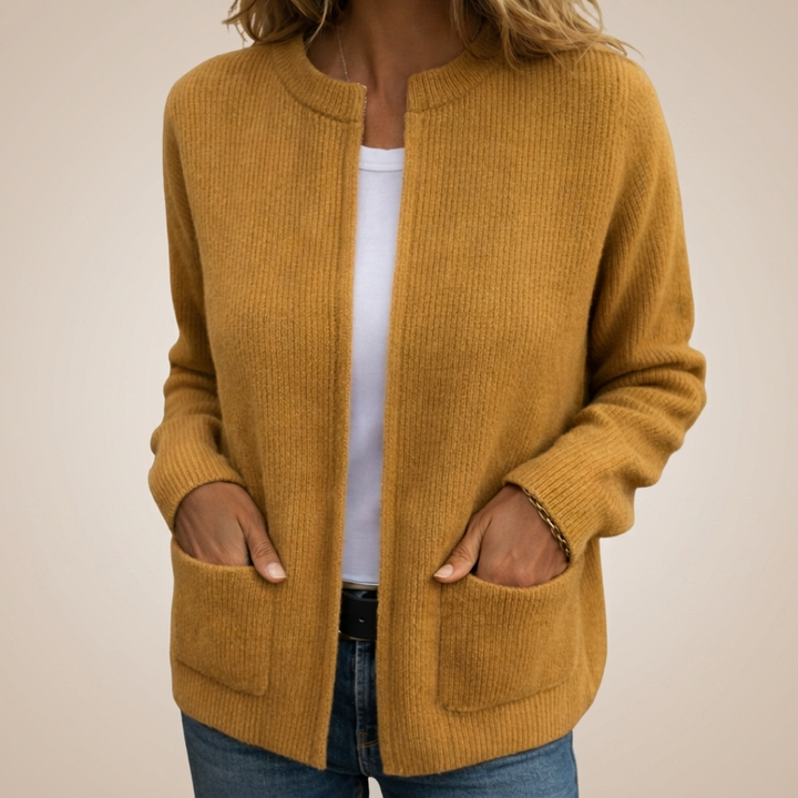 Camille | Warm Knit Cardigan with Pockets