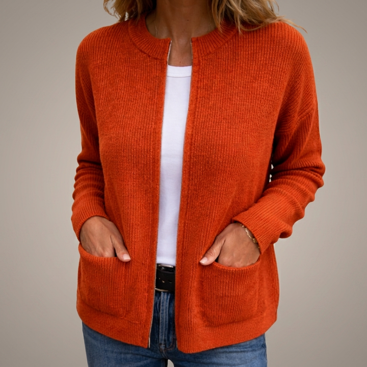 Camille | Warm Knit Cardigan with Pockets