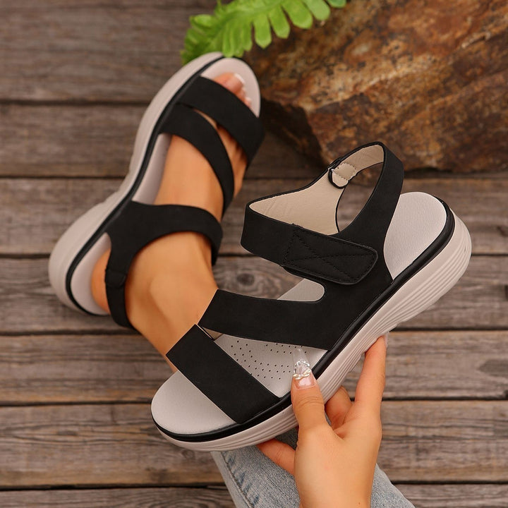 Alana | Zachte Platform Sandalen