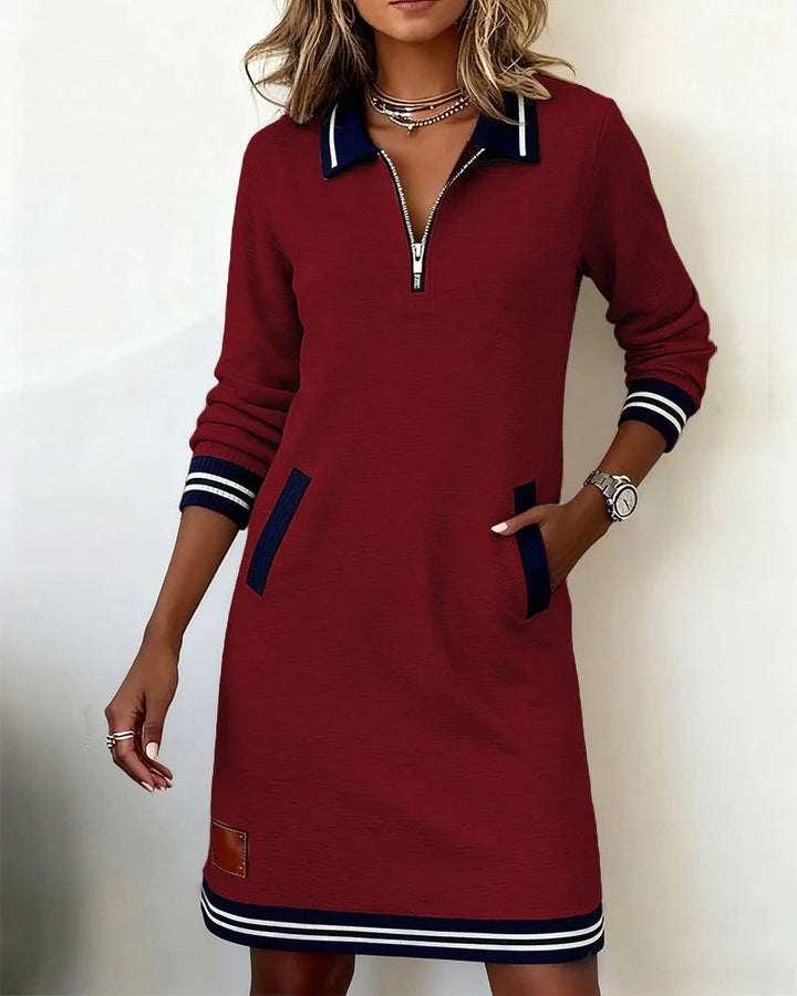 Harper – Zip-Collar Dress