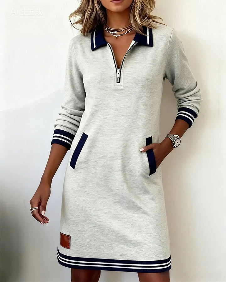 Harper – Zip-Collar Dress