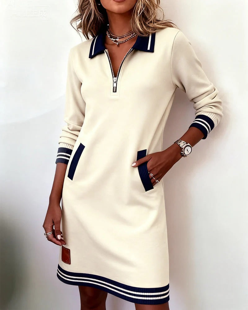 Harper – Zip-Collar Dress