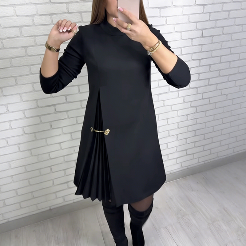 Alessia | Elegante Jurk met Lange Mouwen
