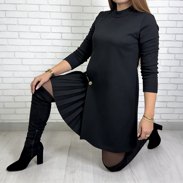 Alessia | Elegante Jurk met Lange Mouwen