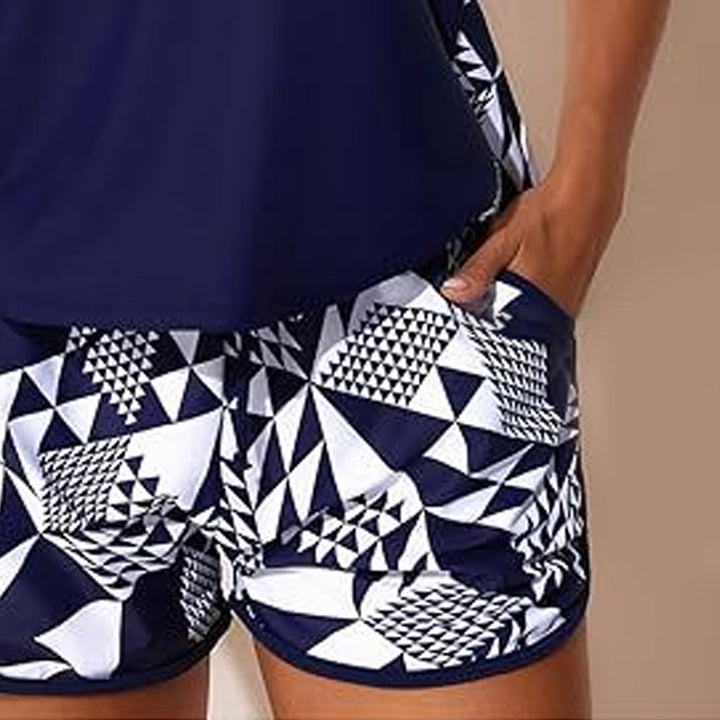 1+1 GRATIS | Comfortabele Tweedelige Tankini met Short