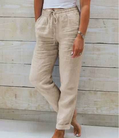 Rachel | Drawstring Wide-Leg Pants for Women | Casual Comfort